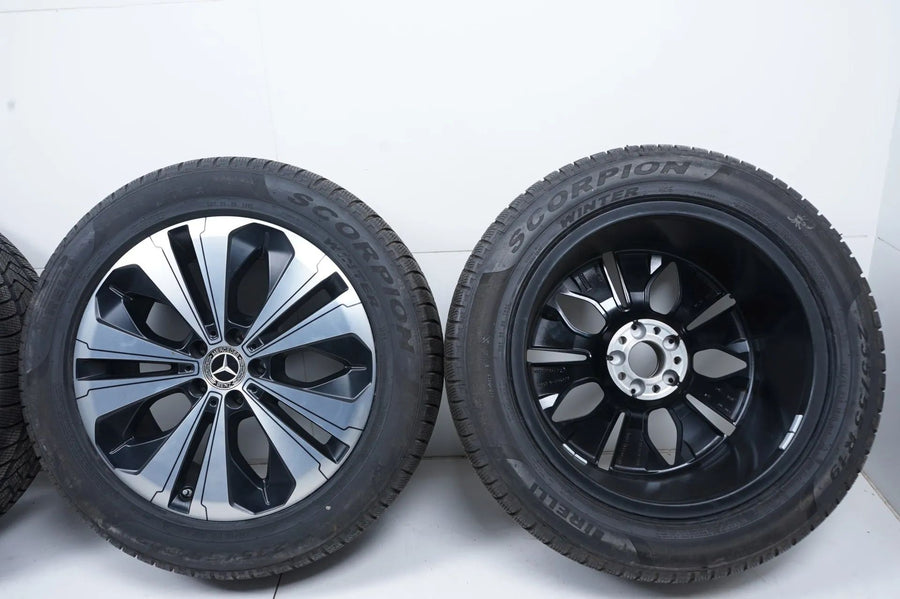 Original Mercedes EQC 19 inch alloy wheels winter tires winter wheels 235 55 R19 7mm