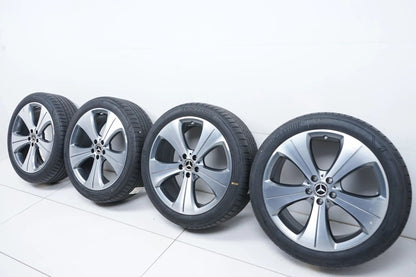 Cerchi in lega originali Mercedes GLA GLB X247 da 20 pollici, set completo estivo, pneumatici estivi con 7 mm di battistrada