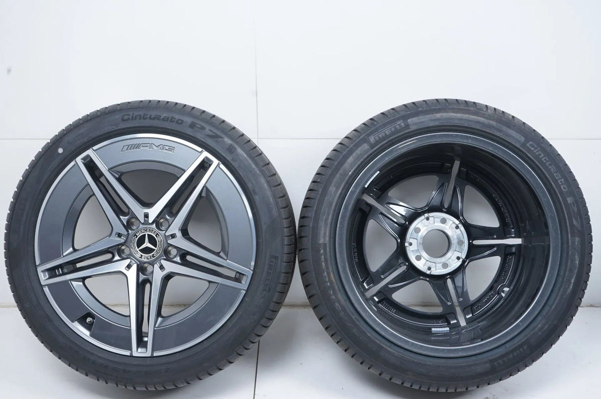 Mercedes C Class W206 summer tires, summer wheels AMG 18 inch Detailansicht 18