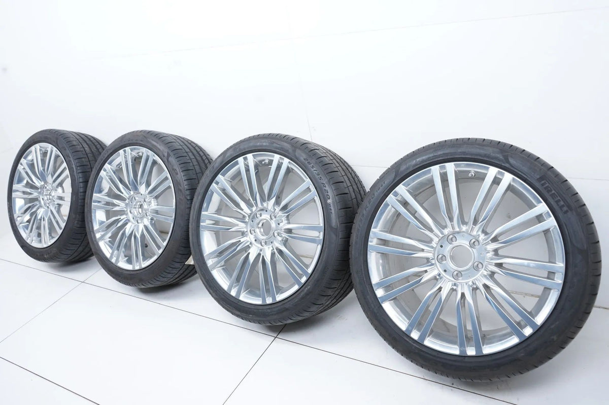 Mercedes S-Class W223 summer tires, summer wheels, 20 inch chrome Detailansicht 7