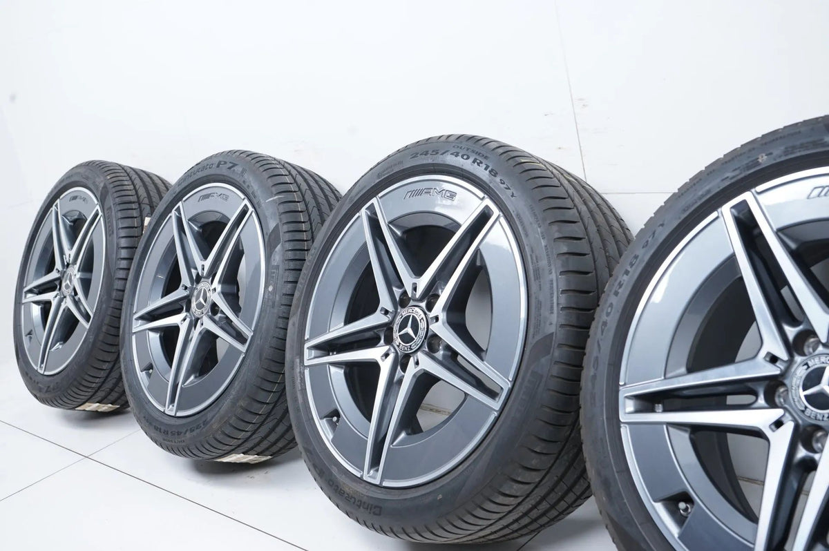 Mercedes C Class W206 summer tires, summer wheels AMG 18 inch Detailansicht 8