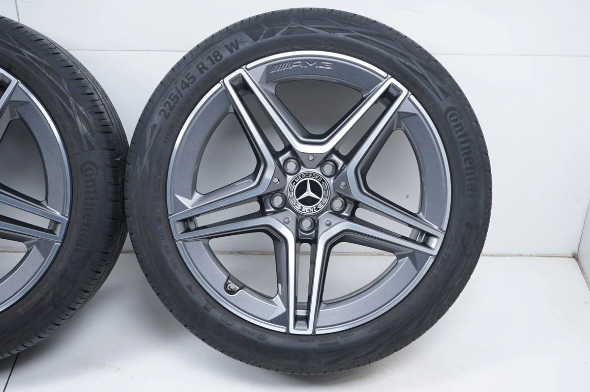 Mercedes A-Class W177 CLA C118 TOP 18-inch AMG Alloy Wheels Summer Tires 225 45 R18 Detailansicht 6