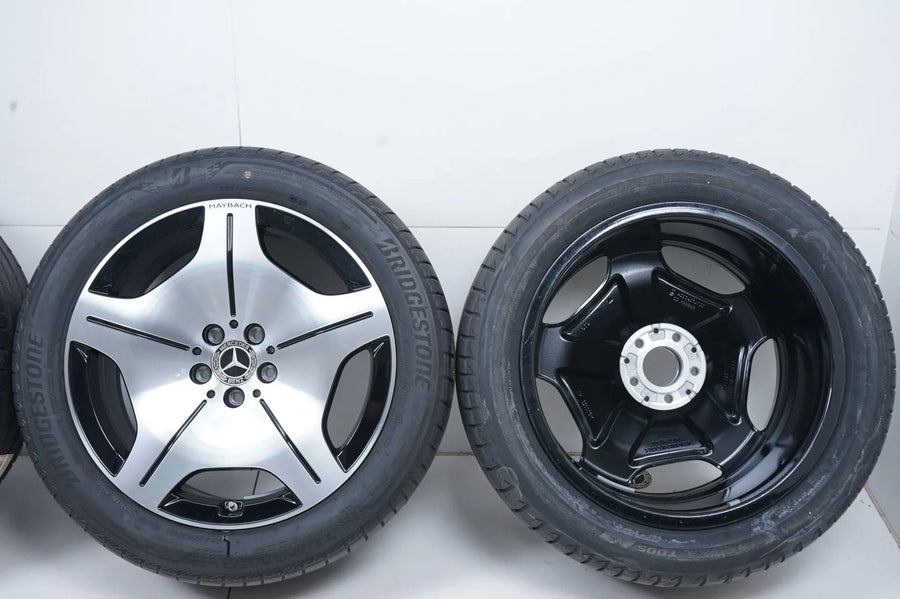 Original Mercedes S-Klasse W223 V223 Maybach Alufelgen mit neuen Winterreifen 255 45 R19