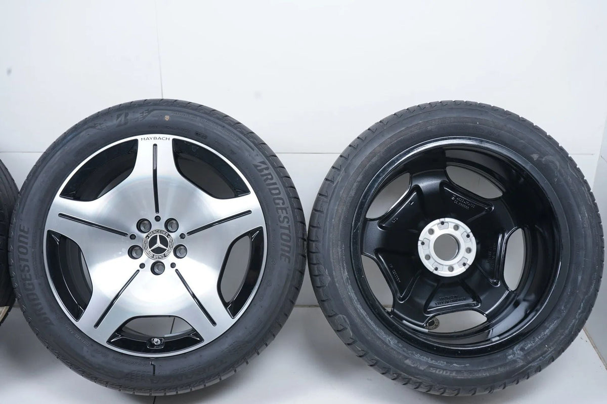Original Mercedes S-Klasse W223 V223 Maybach Alufelgen mit neuen Allwetterreifen 255 45 R19