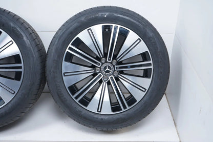 Genuine Mercedes EQS V297 19 inch alloy wheels summer tires DEMO 8mm 235 55 R19