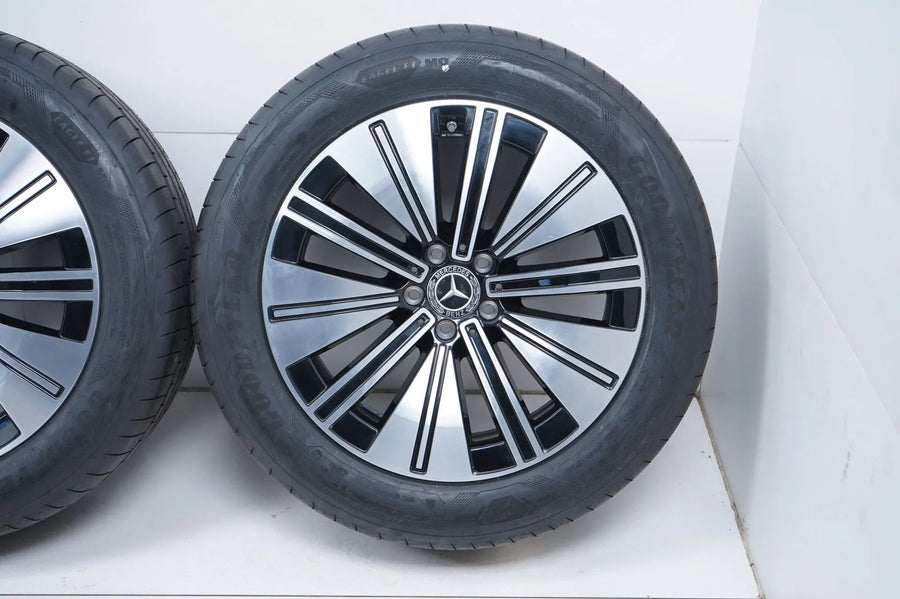 Genuine Mercedes EQS V297 19 inch alloy wheels summer tires DEMO 8mm 235 55 R19