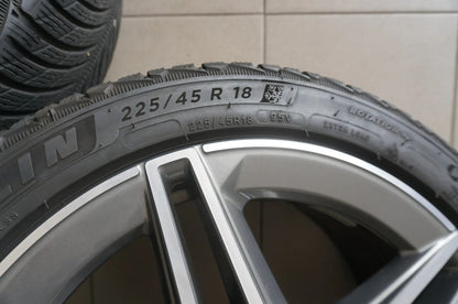 Mercedes C-Klasse C43 AMG W205 S205 18" Alufelgen Winterräder Winterreifen 6mm
