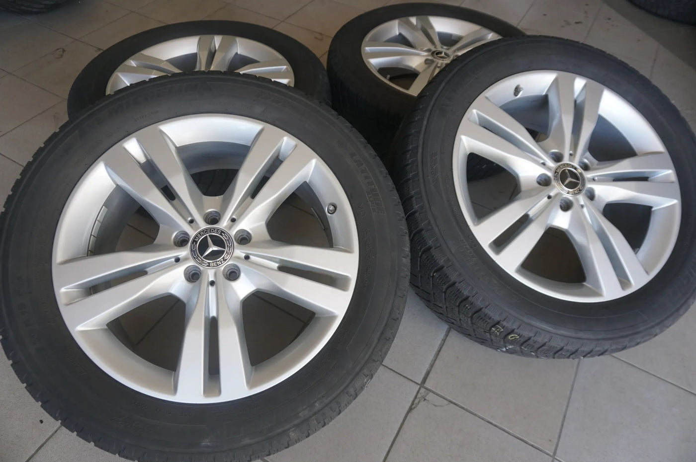 Original Mercedes GLE ML W166 19 Zoll Alufelgen Winterräder Winterreifen RDKS