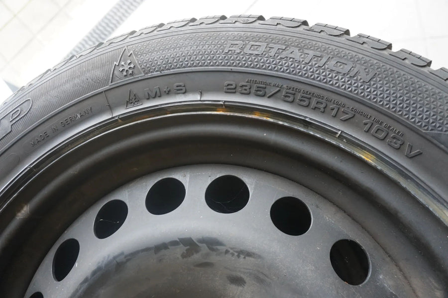 Ford Kuga 2 Galaxy 3 Felgen Stahlfelgen Winterräder Winterreifen 235 55 R17 7mm