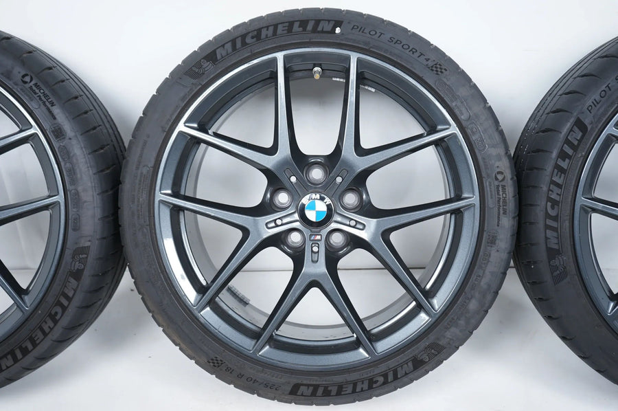 Bmw 1er 2er F40 F44 cerchi estivi pneumatici estivi 225 40 18 pollici 554M 8092353