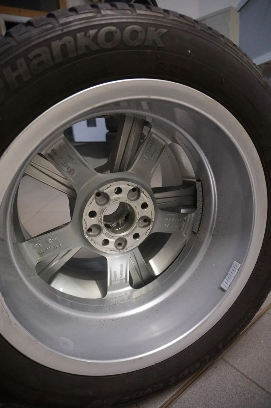 Cerchi in lega Mercedes Classe A W177 Classe B W247 CLA, pneumatici invernali 205 55 R17 6mm