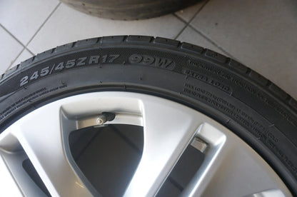 Jantes en alliage léger d'origine Mercedes Classe E W212 S212 17 pouces avec pneus été A2124010902