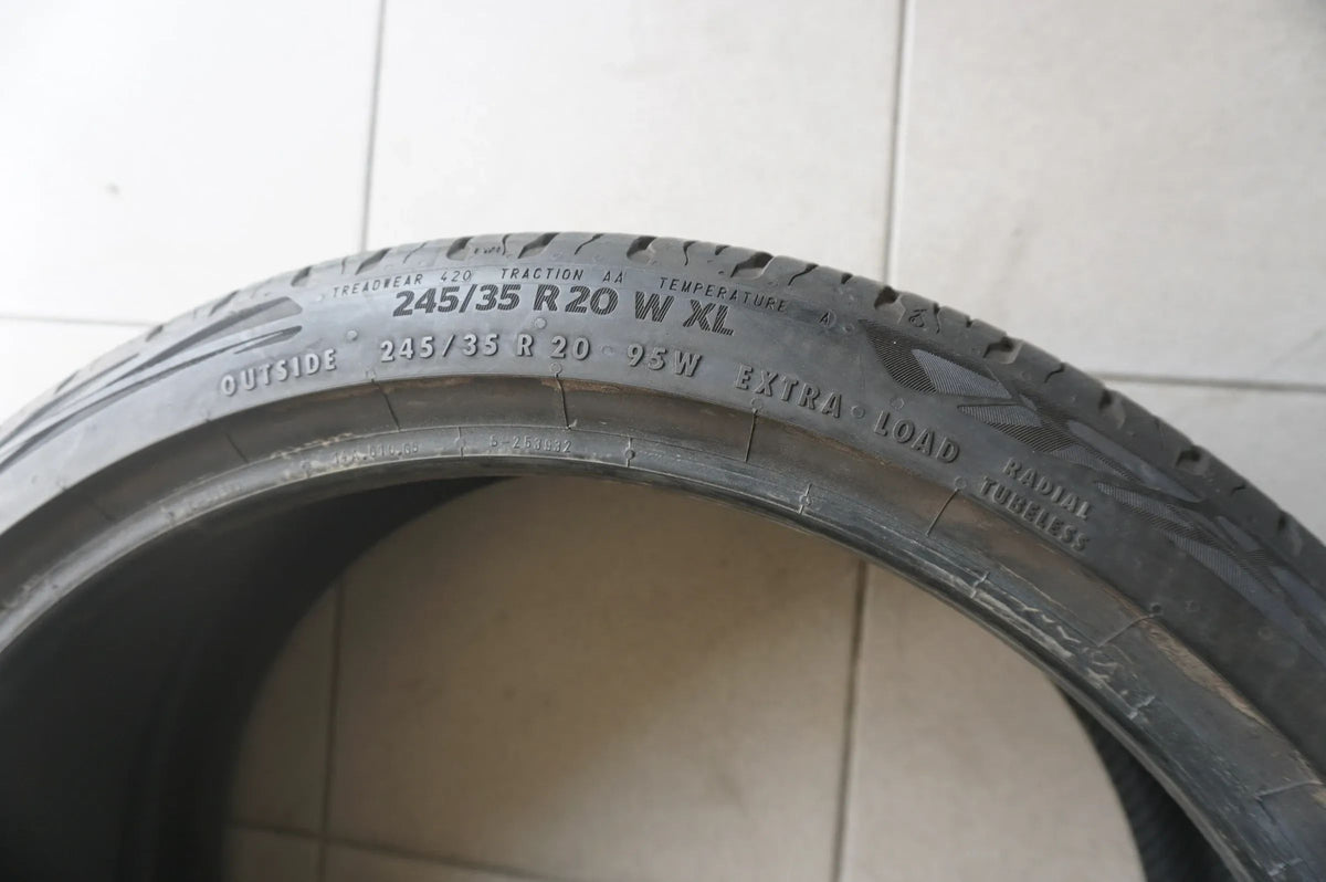 1 X 245 35 R20 95W Sommerreifen Continental Eco Contact 6 2022 4.5mm Detailansicht 4