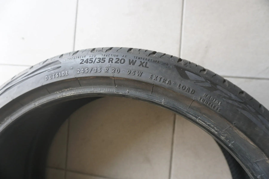 1 X 245 35 R20 95W Sommerreifen Continental Eco Contact 6 2022 4.5mm