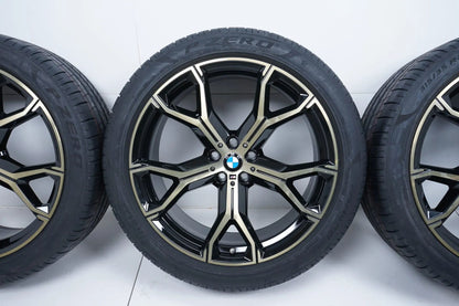 Neu BMW X5 X6 G05 Sommerreifen Sommerräder M741 Gold 21 Zoll