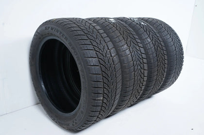 2x pneus hiver Dunlop 225 50 17 pouces DOT20 env. 7mm MO RFT