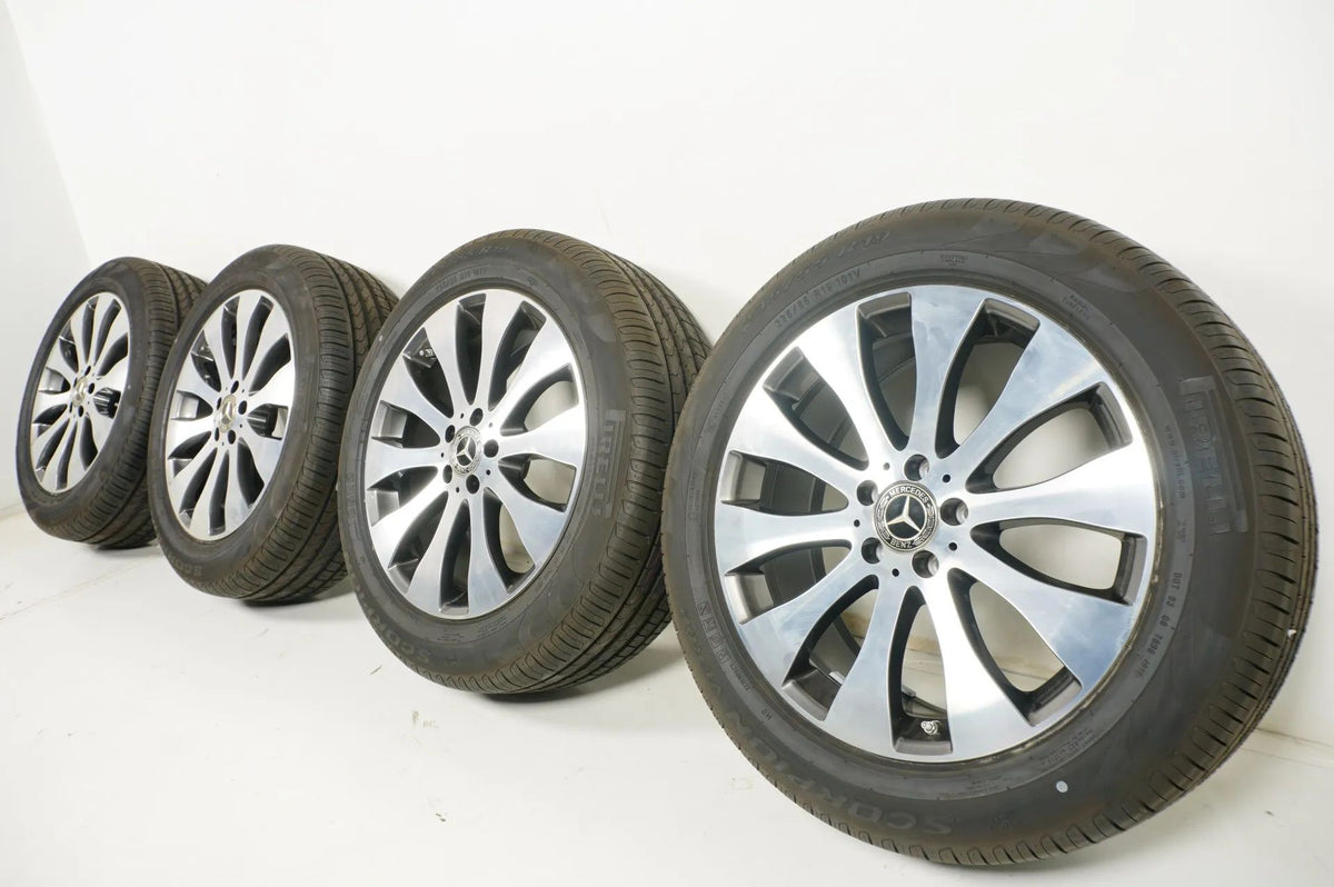 Original Mercedes GLC X253 19 Inch Alloy Wheels Summer Tires Summer Wheels 235 55 R19 Detailansicht 7