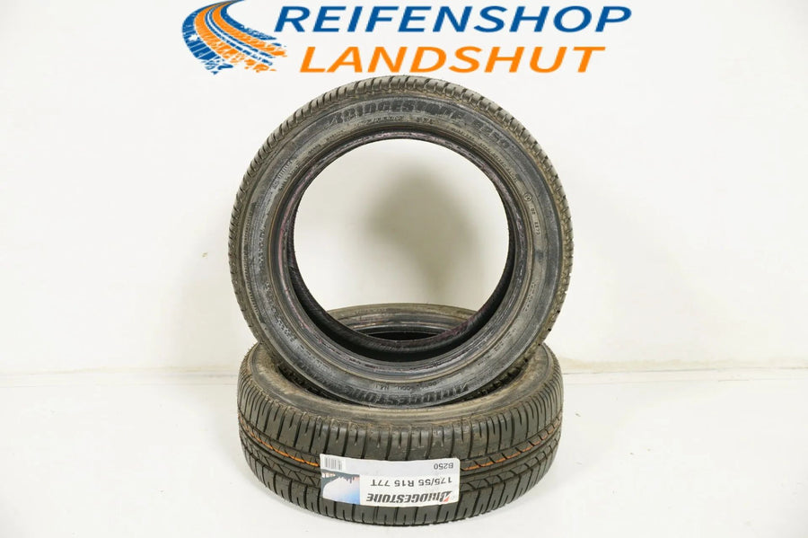 2x Demo Sommerreifen 175 55 15 Zoll Bridgestone DOT11