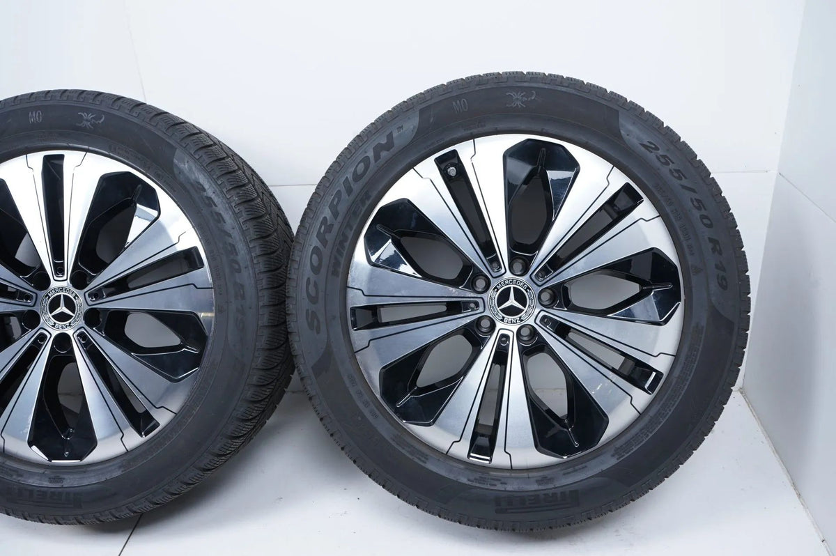 Original Mercedes EQC N293 TOP 19 inch alloy wheels winter tires winter wheels 7mm Detailansicht 6