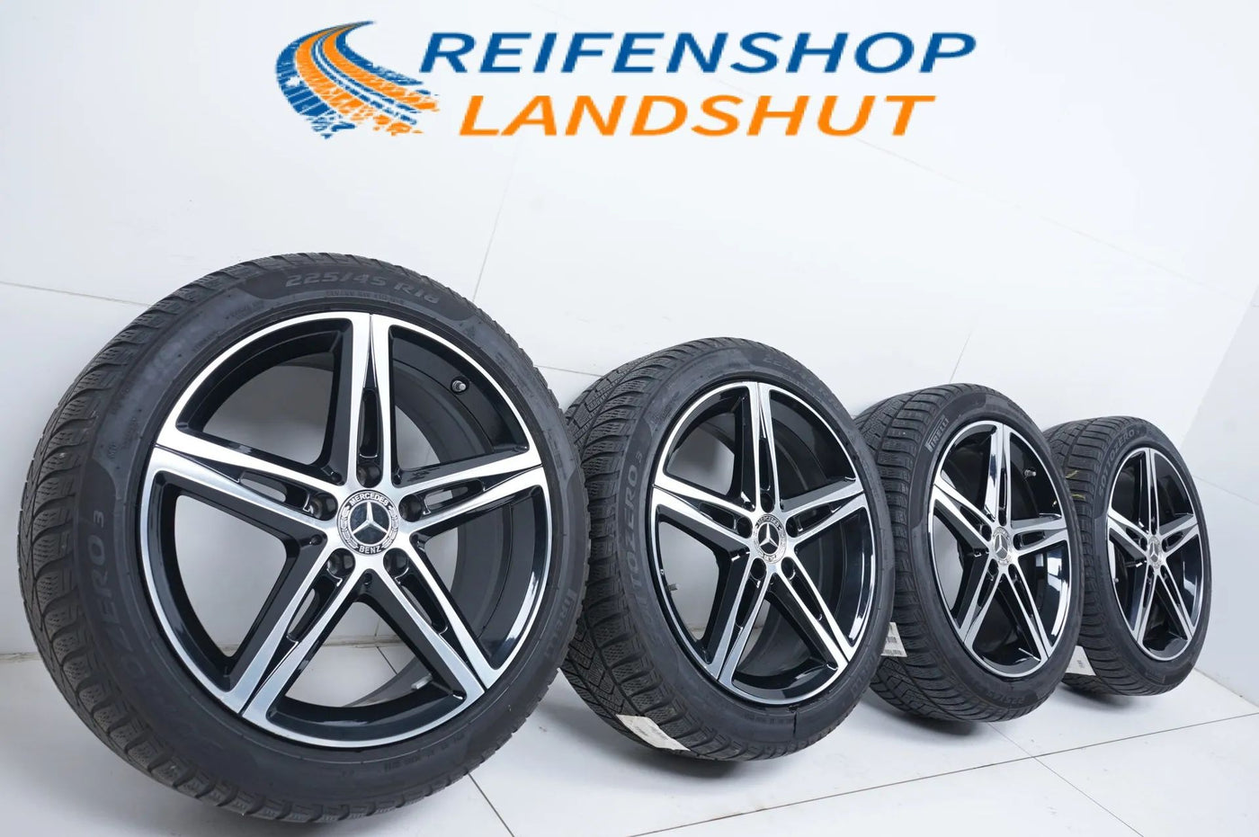 Mercedes AB Class W177 winter wheels, winter tires 225 45 18 inch