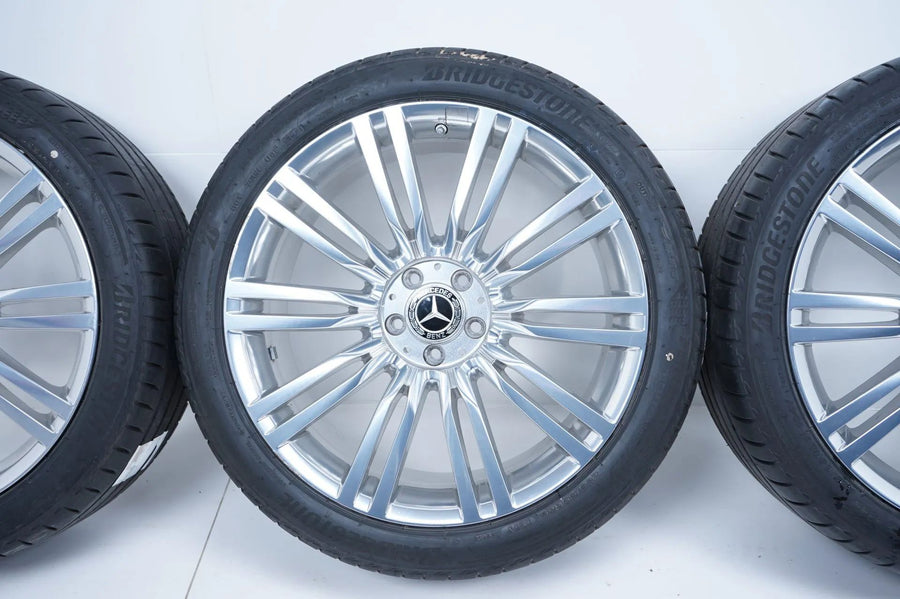 Cerchi in lega originali Mercedes Classe S W223 V223 TOP da 20 pollici con pneumatici estivi cromati