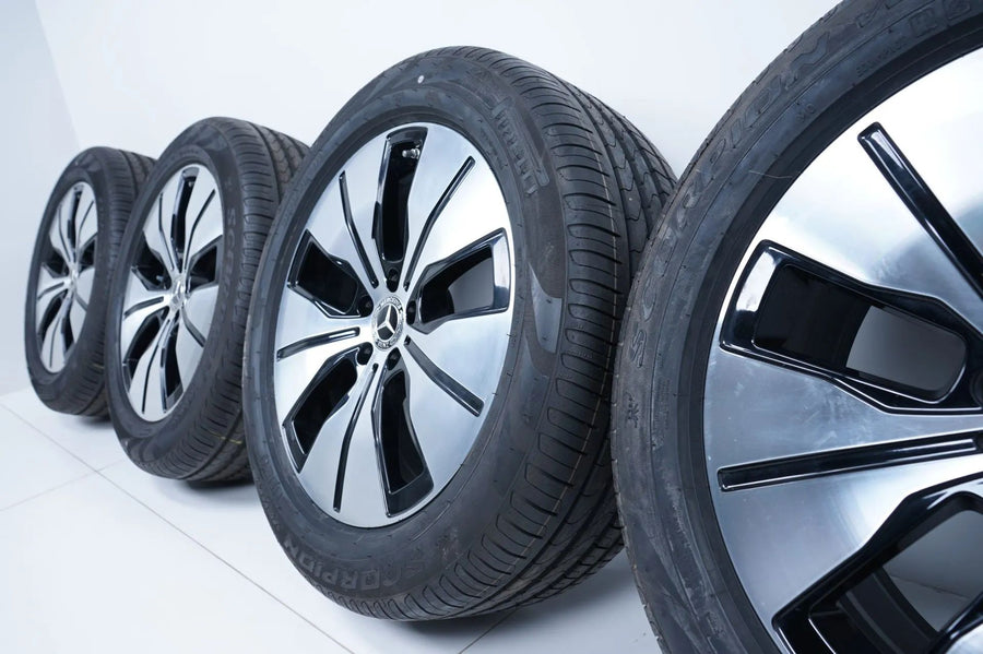 Original Mercedes EQC TOP 19 inch alloy wheels summer tires 235 55 255 50 R19 8mm