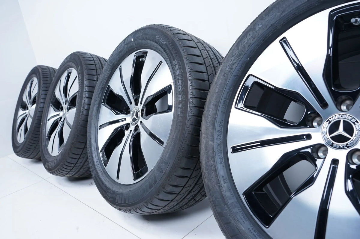 Original Mercedes EQC N293 TOP 19 inch alloy wheels summer wheels summer tires 7mm Detailansicht 8