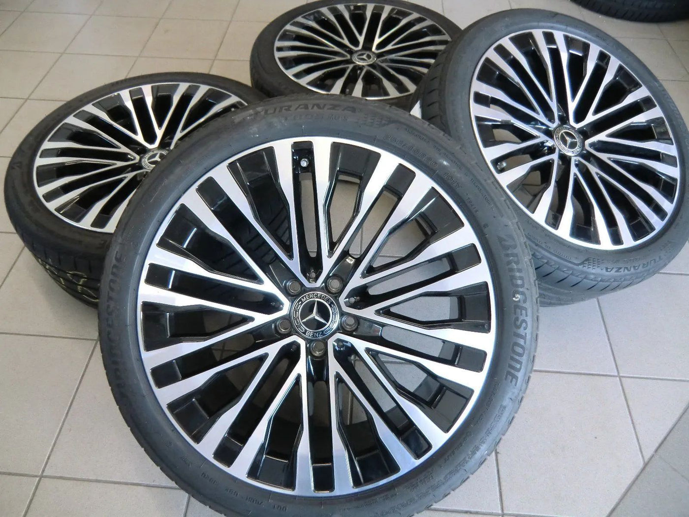 Original Mercedes S-Class W223 V223 TOP Alloy Wheels Summer Tires 255 40 R20 Inch