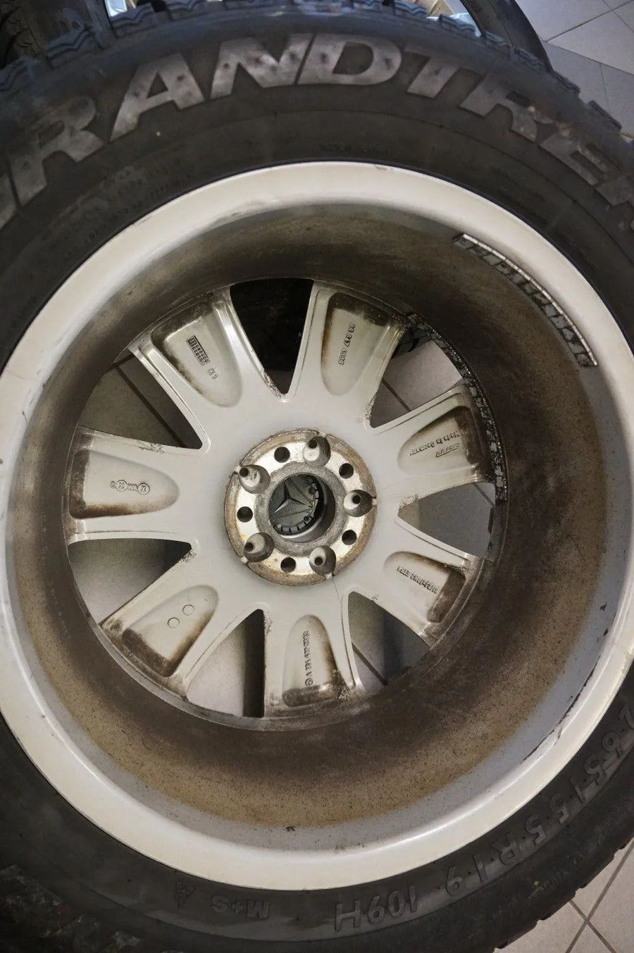 Original Mercedes GL X164 Alloy Wheels Winter Wheels Winter Tires 265 55 R19 Inch 6mm