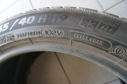 2 X 265 40 R19 102V Winterreifen Michelin Pilot Alpin PA4 MO 2018 5mm