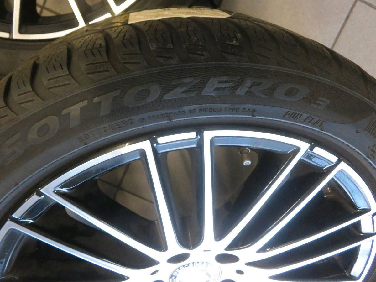 Original Mercedes C-Class W206 S206 Alloy Wheels Winter Tires 225 45 R18 Inch 6mm Detail view 11