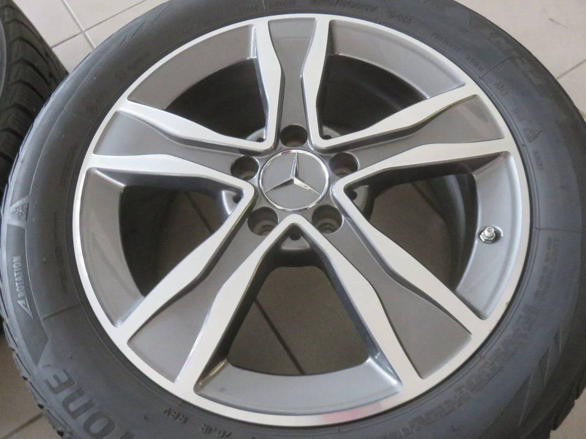 Jantes hiver en aluminium 17 pouces d'origine Mercedes Classe C W205 S205 avec pneus hiver Detailansicht 5