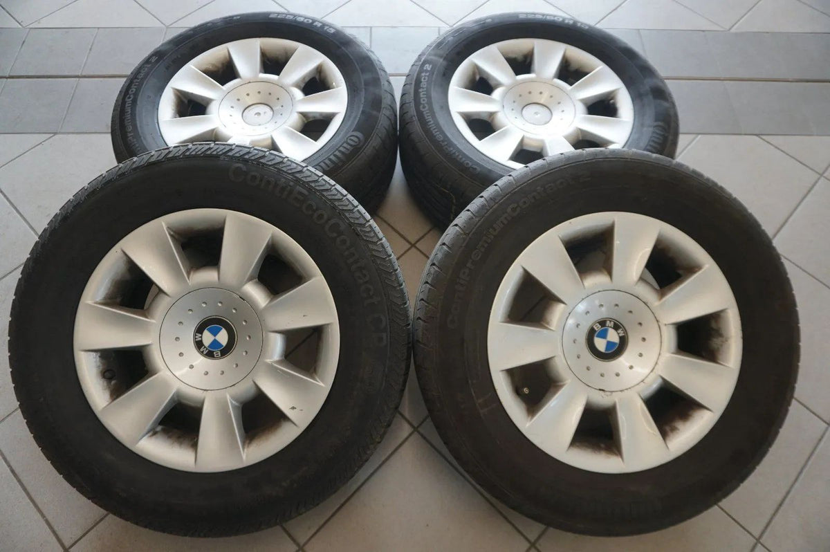 Originální hliníkové disky BMW řady 5 E39 15 palců Styling 83 6751763 letní pneumatiky